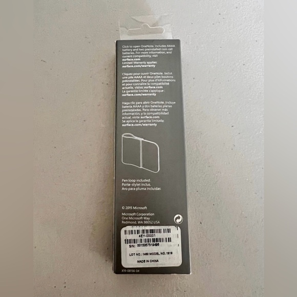 NEW Microsoft Surface Pen 4EY-00001 Silver Surface 2 Pro 3 Sealed - Picture 3 of 5